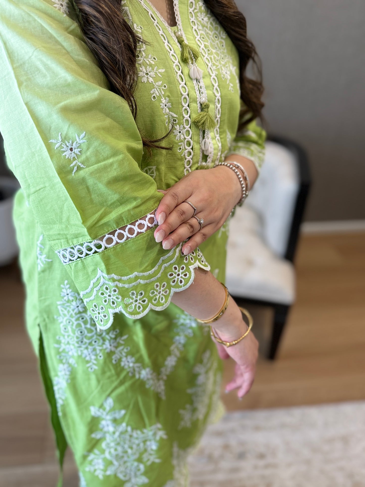 Cotton IndoWestern Coord