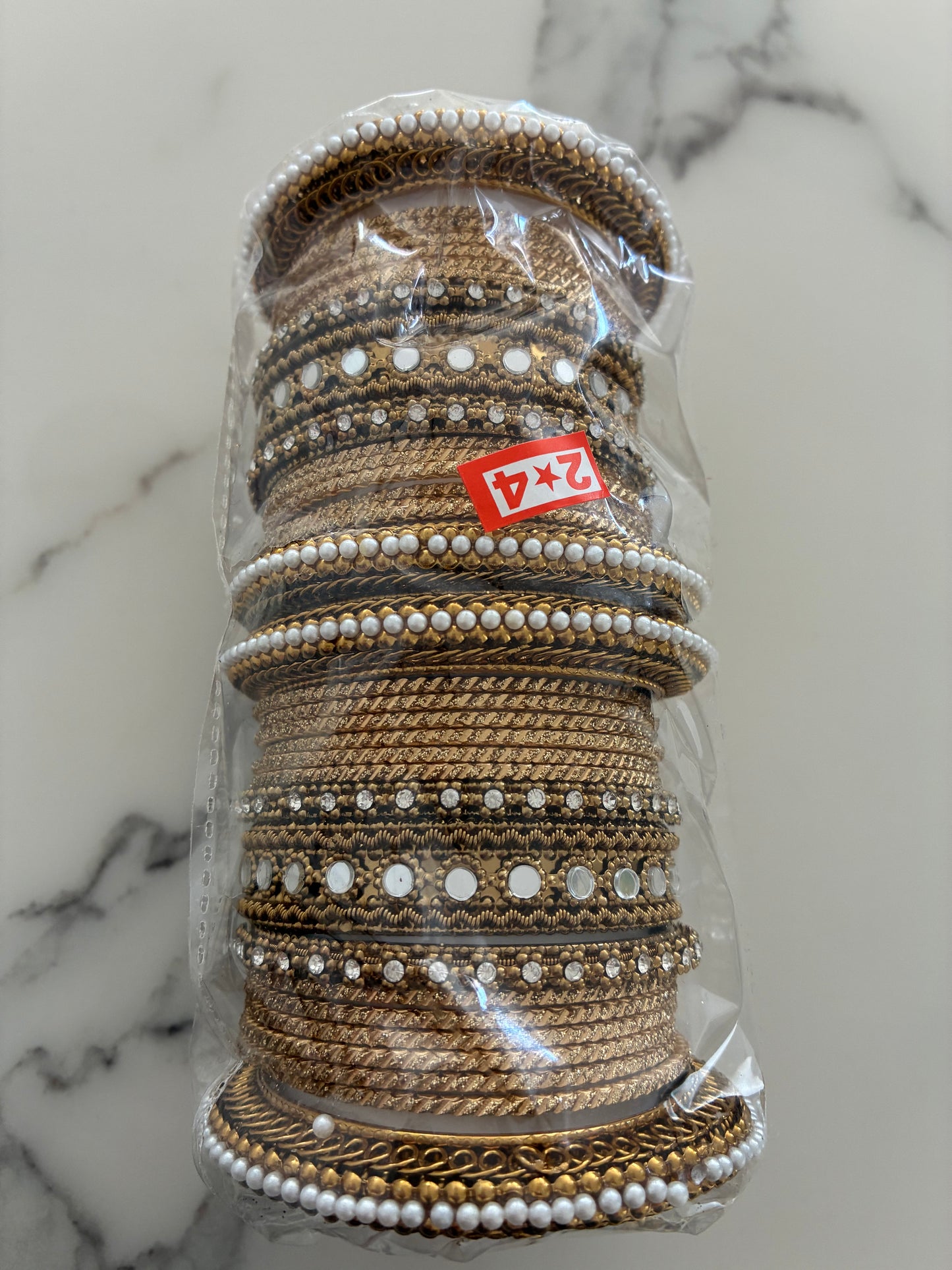 Golden Bangles (Diff Size)