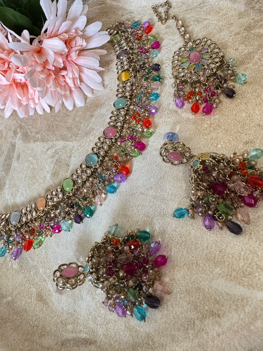 Hasrat Polki Necklace (Multi)